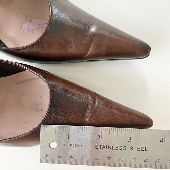 Sz37 / Leather Pointy Toe Stilettos ALDO - Picture 5 of 9